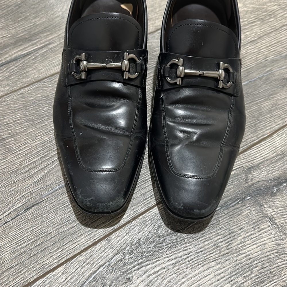 • Salvatore Ferragamo • Men’s Authentic Moccasin with Gancini ornament Black 8 - Picture 5 of 8